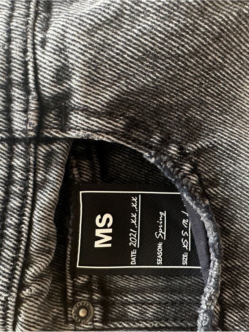 Miss Sixty Black Washed Denim Mini Skirt Brand New - Picture 4 of 9